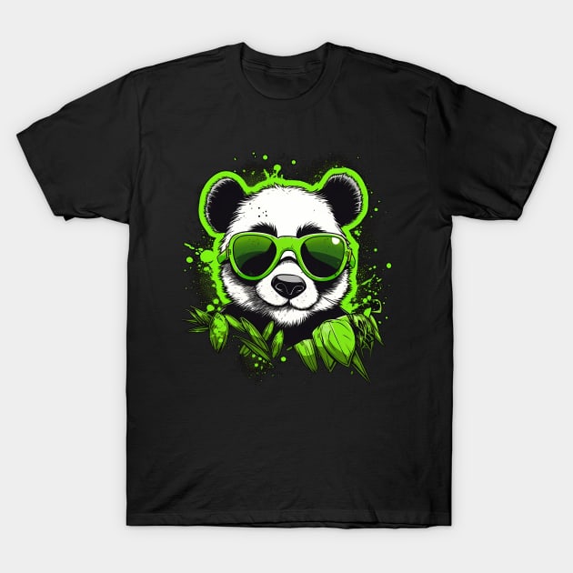 The casual hemp farmer Panda: master of cultivation and style T-Shirt by MLArtifex